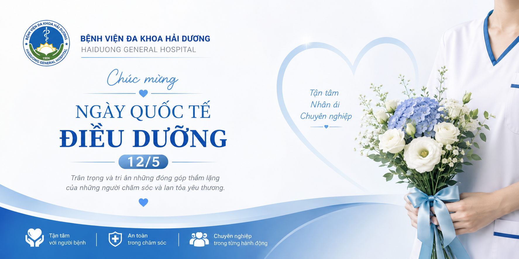 Chúc mừng Ngày Quốc tế Điều dưỡng 12/5